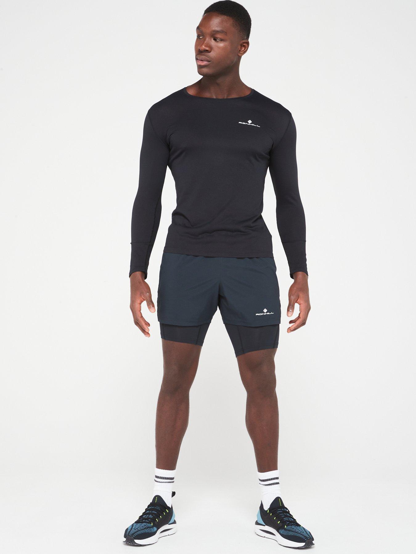Image 3 of 6 of Ronhill Men's Core Running 5&nbsp;inch Twin Short - Black
