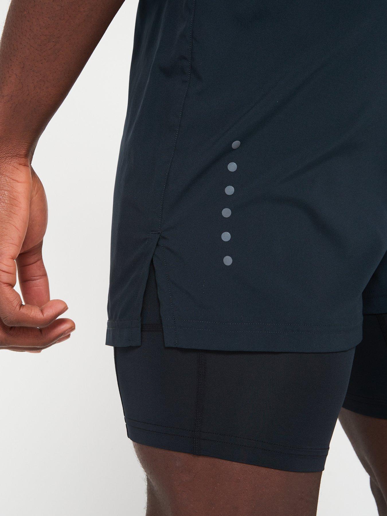 Image 5 of 6 of Ronhill Men's Core Running 5&nbsp;inch Twin Short - Black