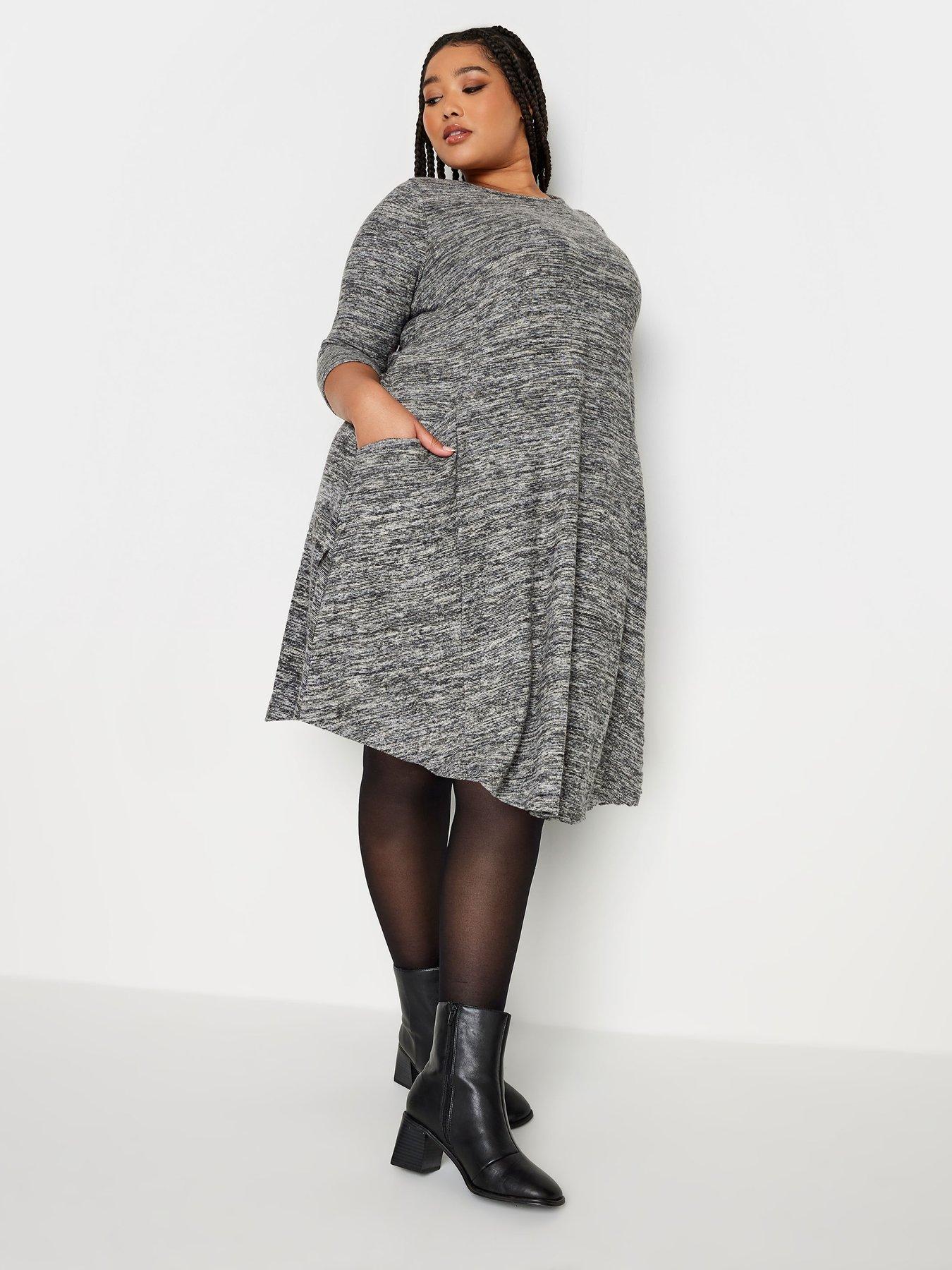 Grey 2025 pocket dress