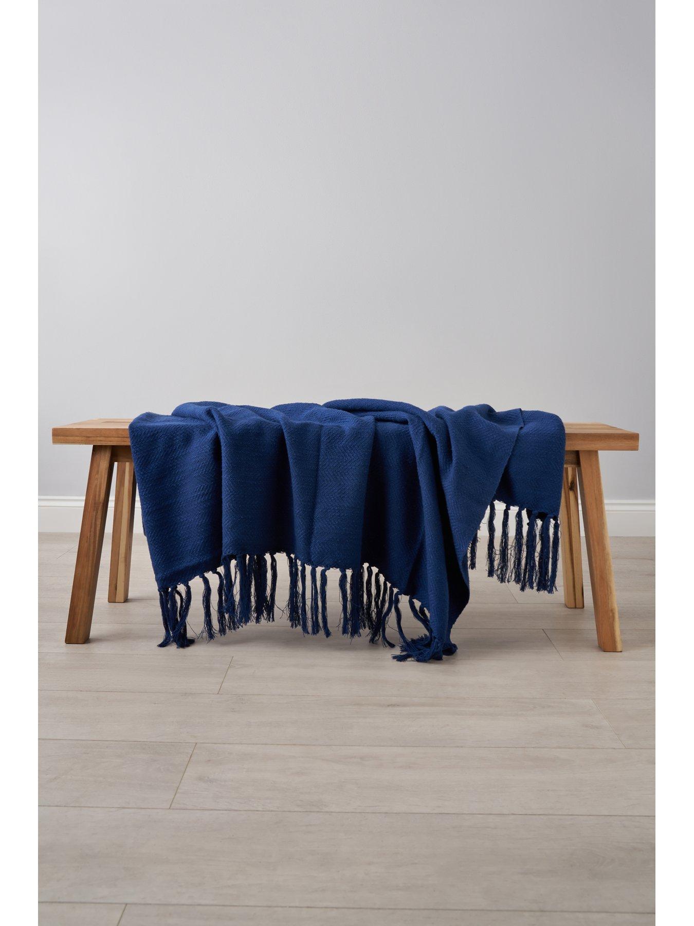Very Home Juno Throw - Navy