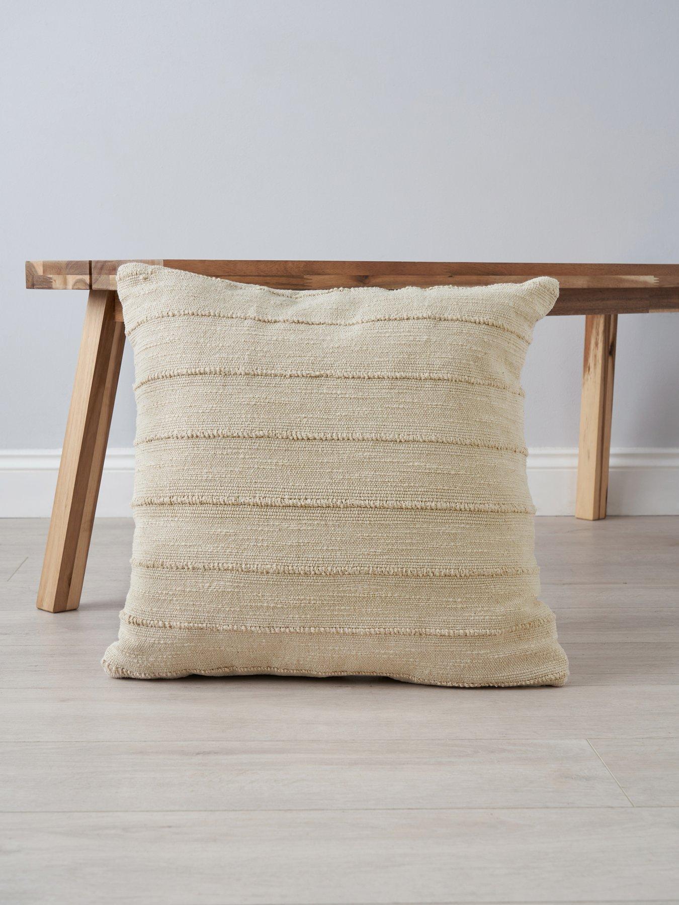 Image 3 of 7 of Michelle Keegan Home Laurent Cushion - Cream