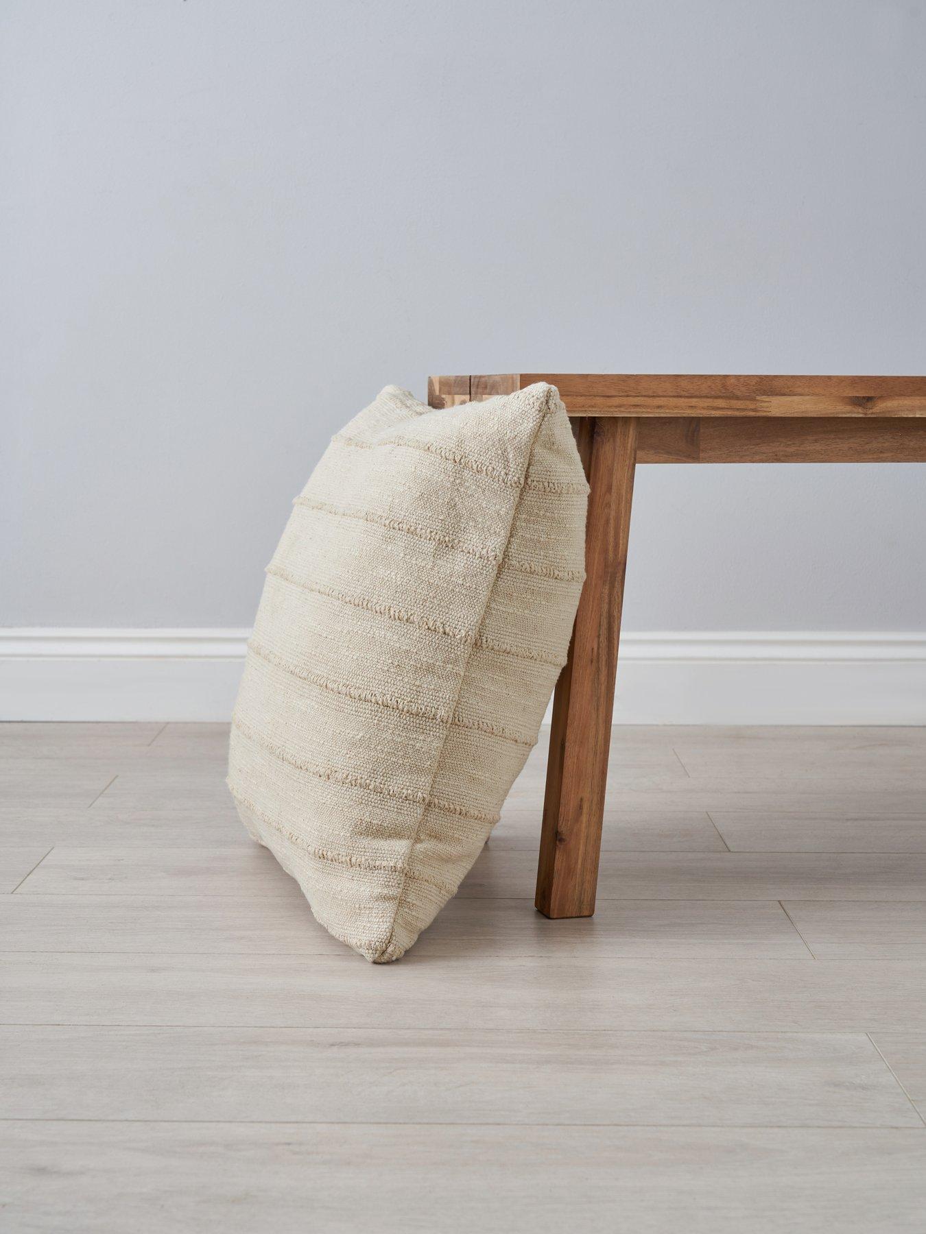 Image 4 of 7 of Michelle Keegan Home Laurent Cushion - Cream