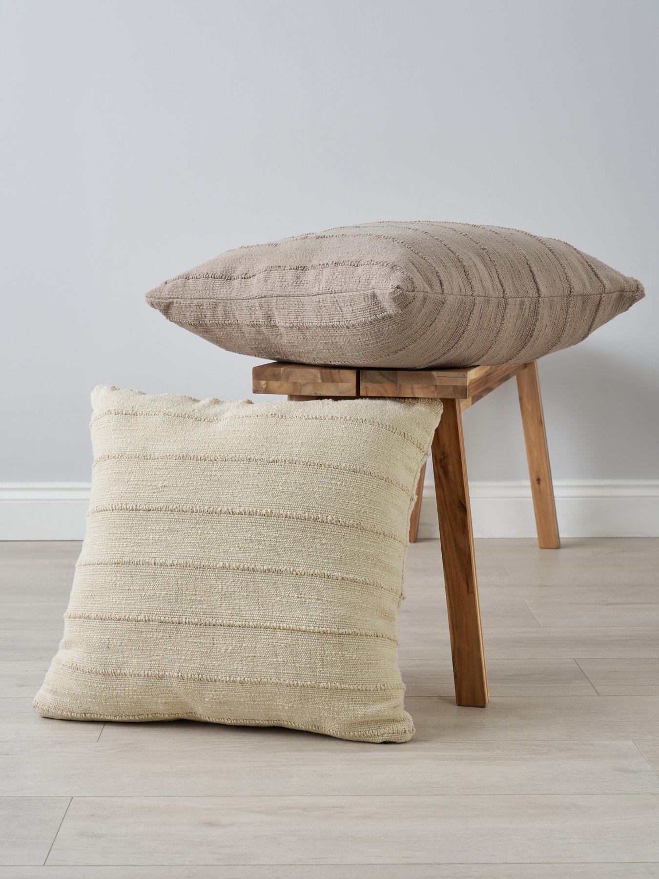 Image 6 of 7 of Michelle Keegan Home Laurent Cushion - Cream