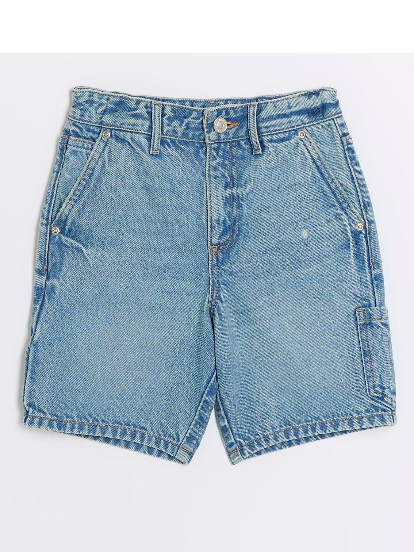 Boys Carpenter Denim Shorts Blue