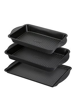 Product photograph of Prestige Aerolift 3-piece Bakeware Set from very.co.uk