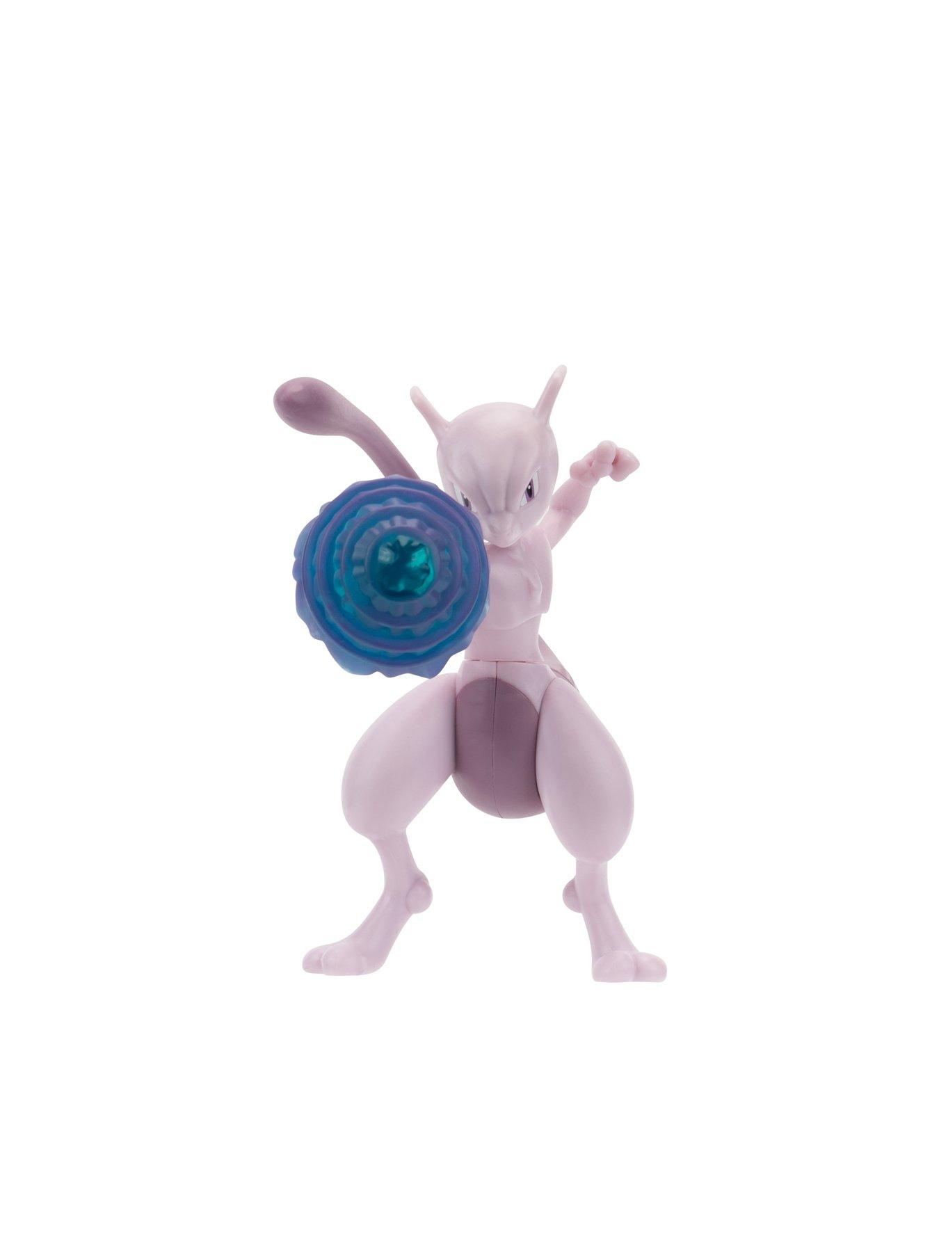 Pokemon Mewtwo Battle Feature Figure - 4.5-Inch Mewtwo Battle Figure ...