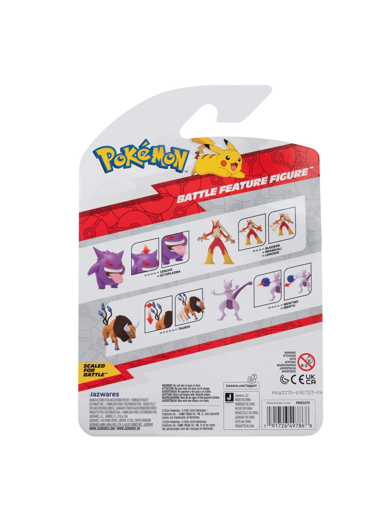 Pokemon Pokémon Mewtwo Battle Feature Figure - 4.5-Inch Mewtwo Battle ...