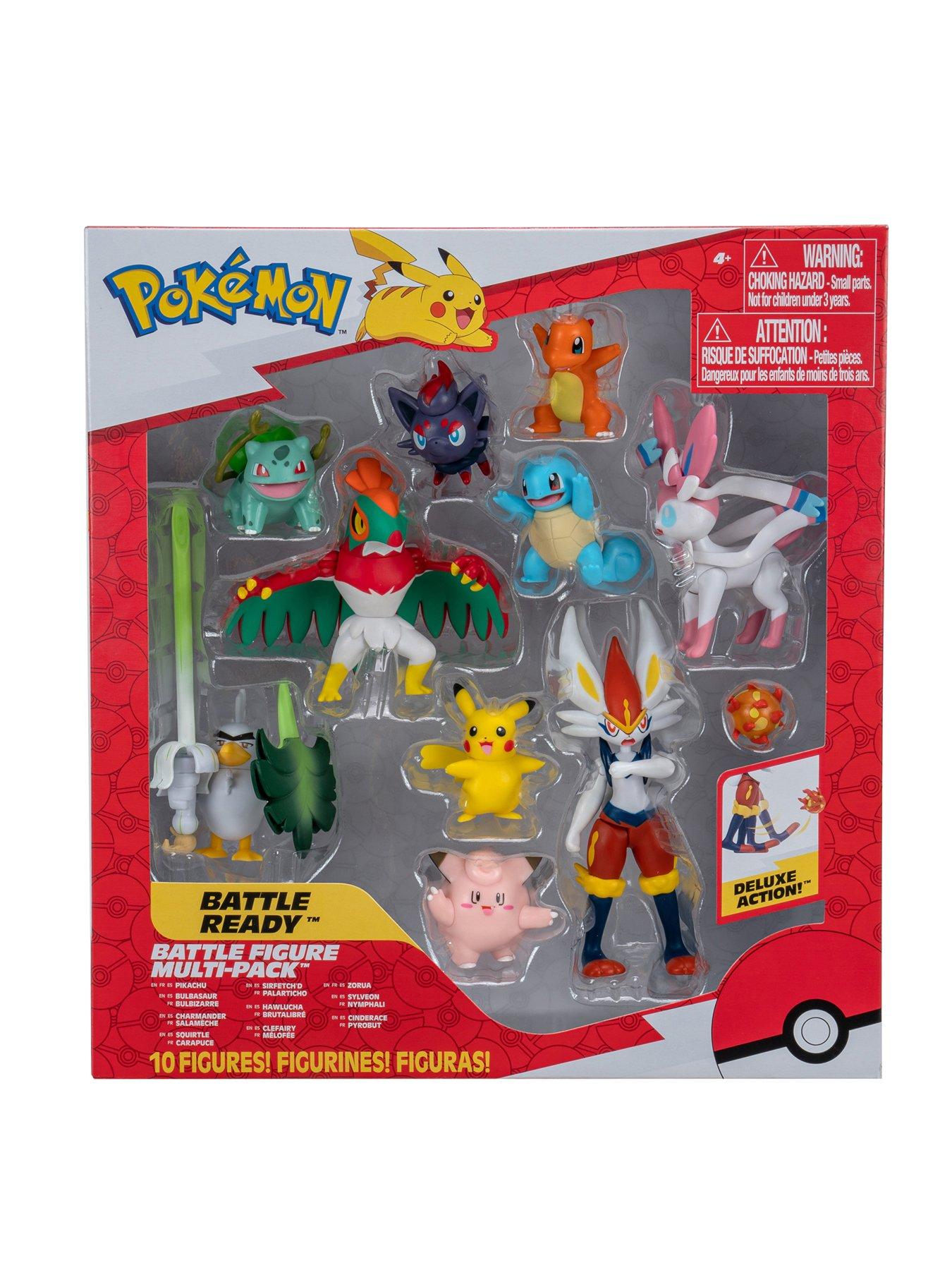 Pokemon Pokémon Battle Figure 10 Pack - One 4.5-Inch Cinderace Figure ...