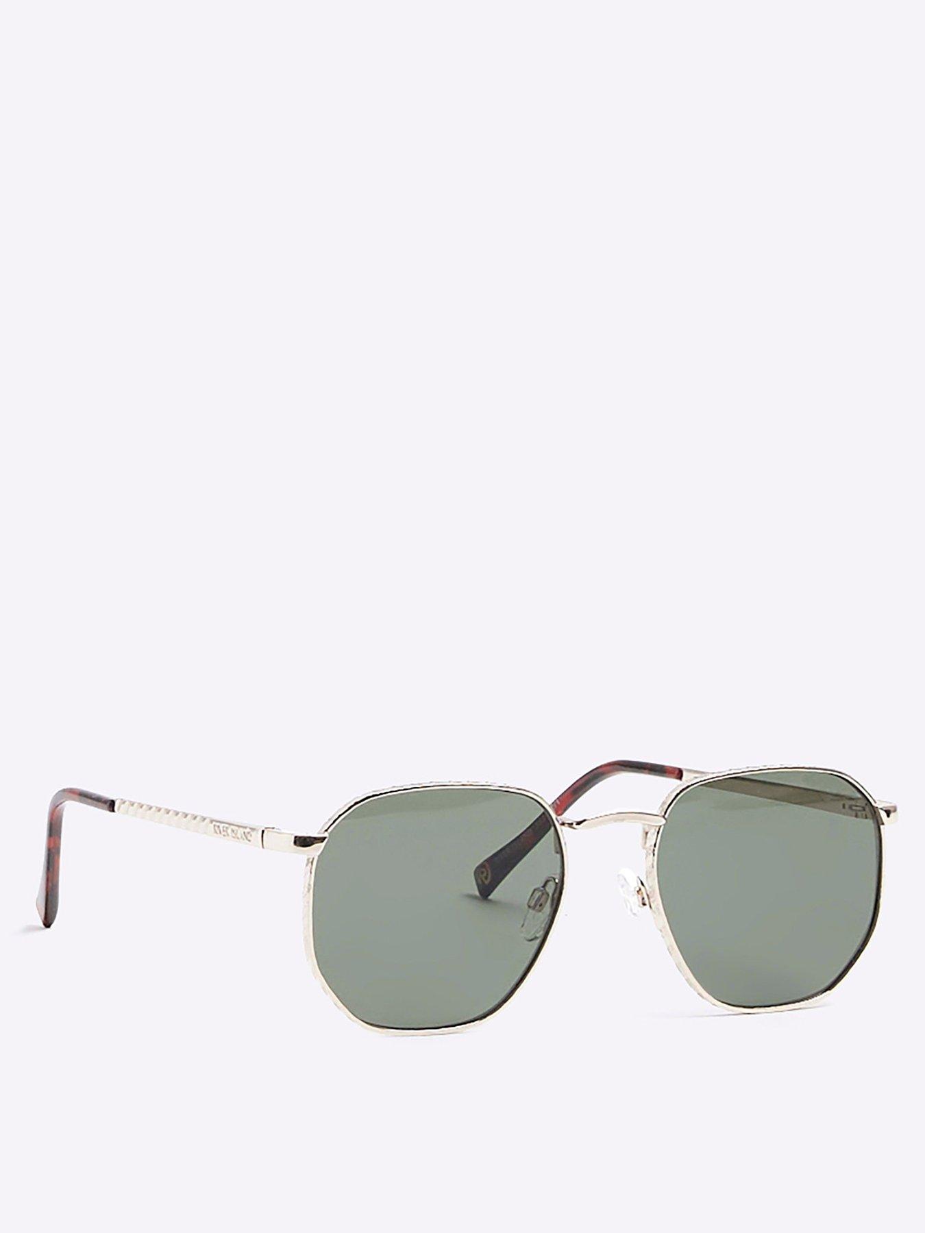 Mens River Island Black Square Sunglasses | £18.00 | Buchanan Galleries