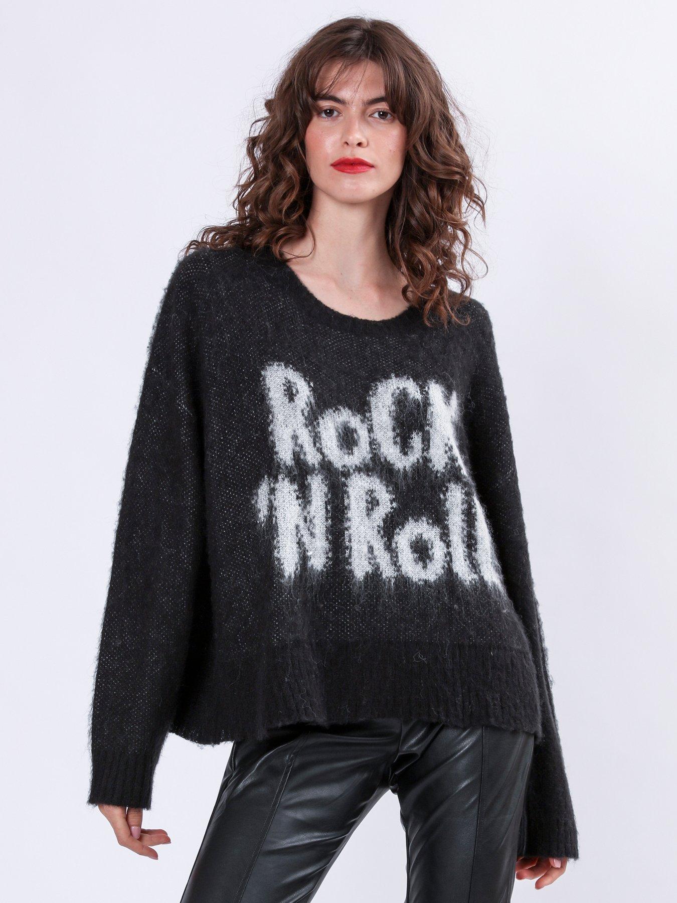 Oversized on sale slogan jumper