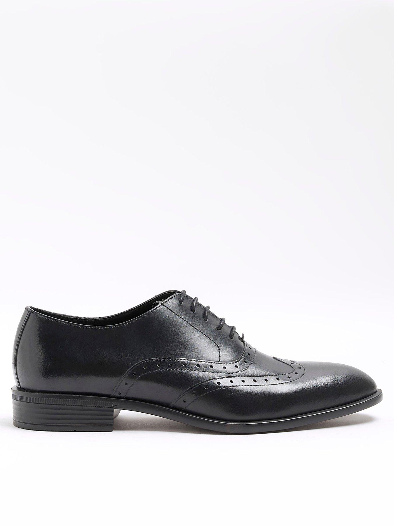 Bottes Brogue Marron River Island Pour Garçon - Taille UK 4 (C4) - Neuf Avec Boîte