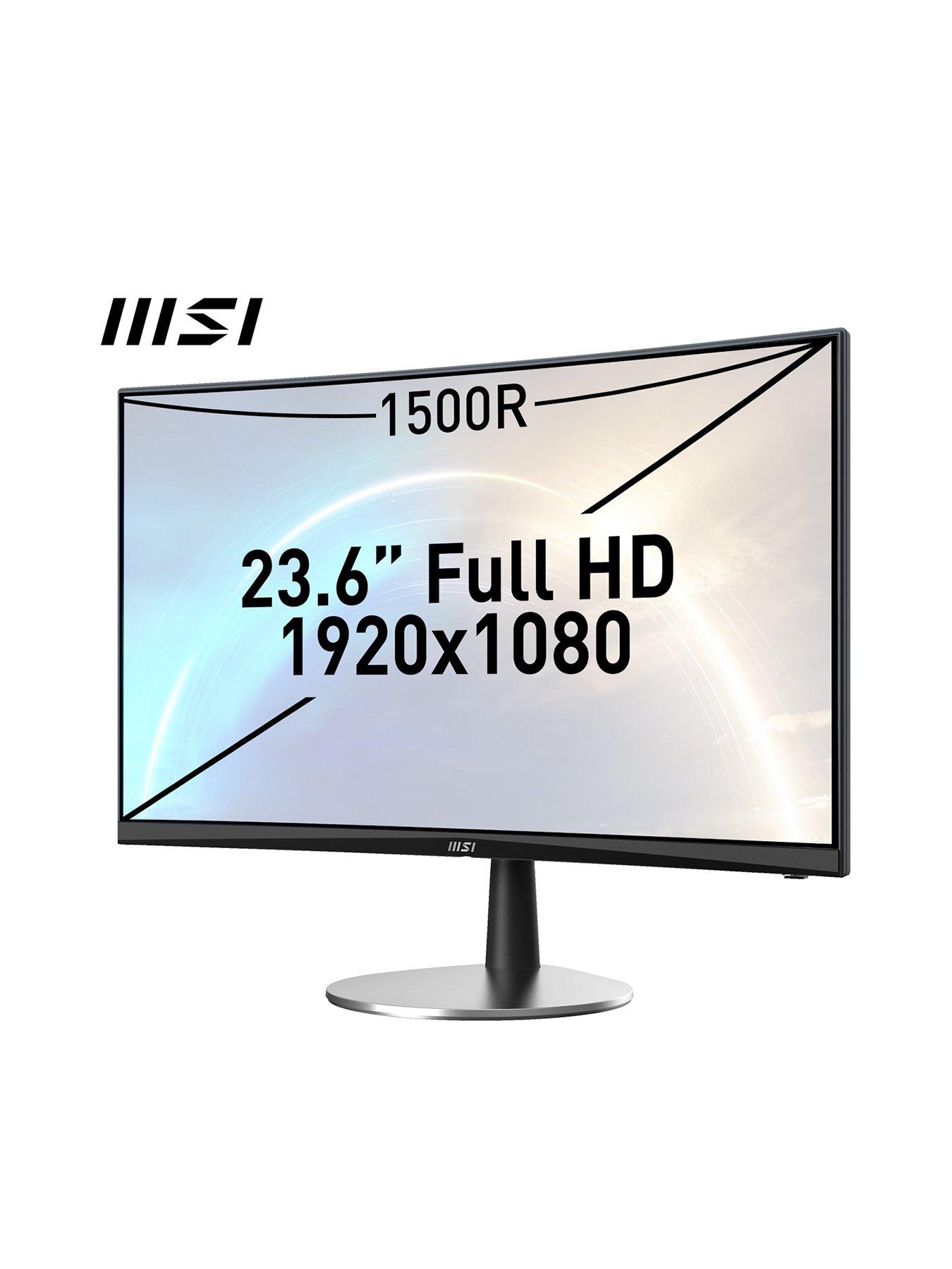 MSI PRO MP2422C 23.6 Inch, FHD, 100Hz, AMD Freesync Curved Monitor with ...