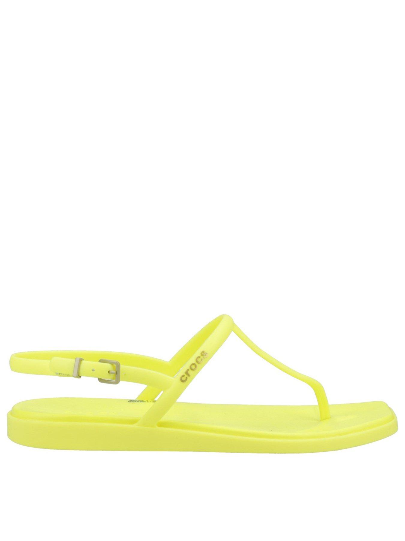 Miami Thong Flat Sandal Acidity Yellow