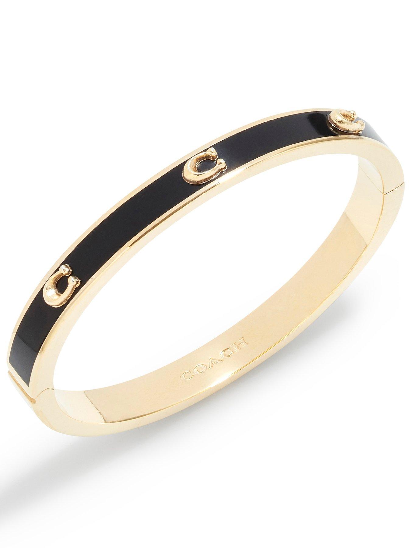 COACH Logo Hinged Bracelet Very
