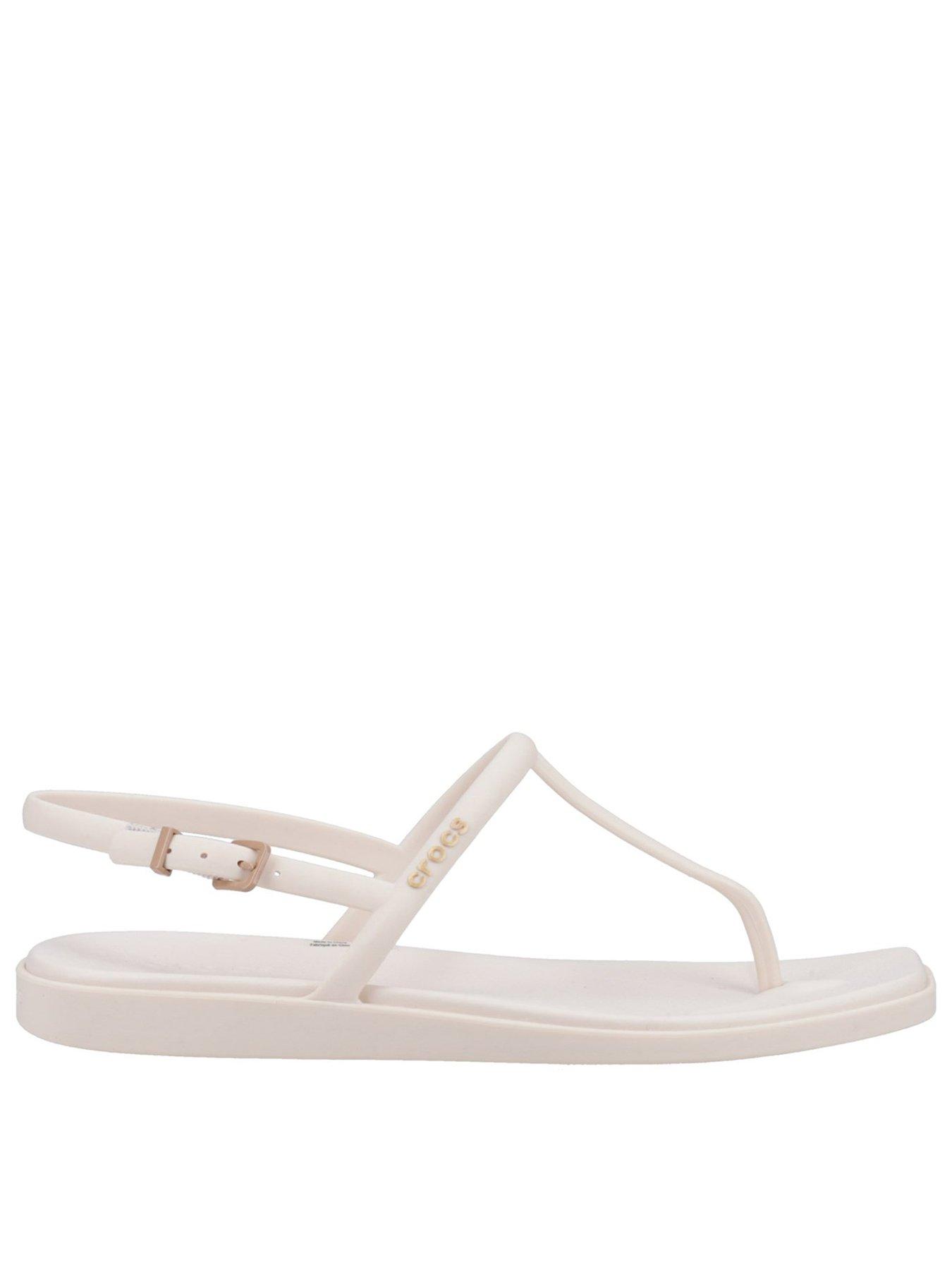 Image 1 of 4 of Crocs Miami Thong Flat Sandal - Dew Beige