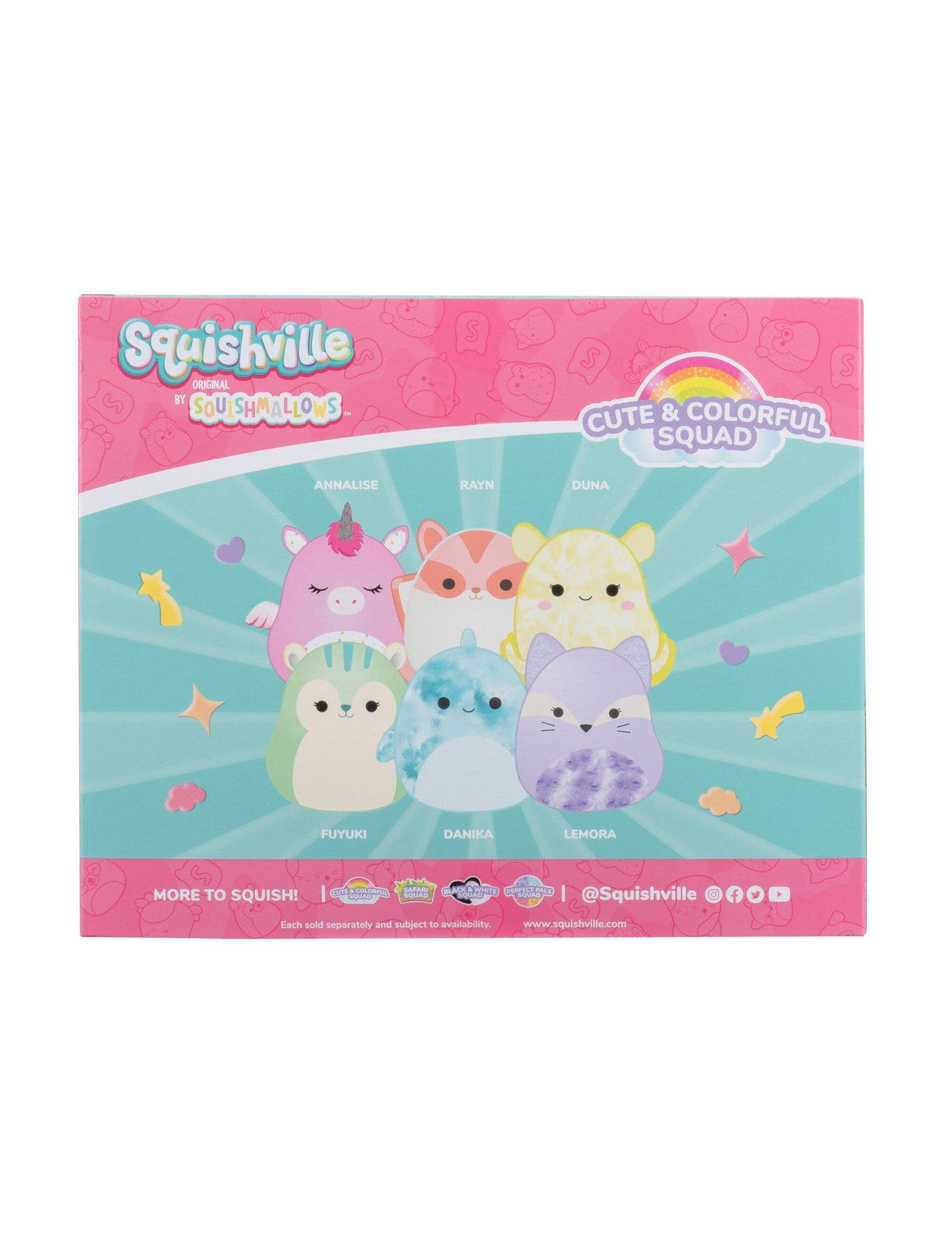 Squishville by Original Squishmallows Cute & Colourful Squad Plush ...