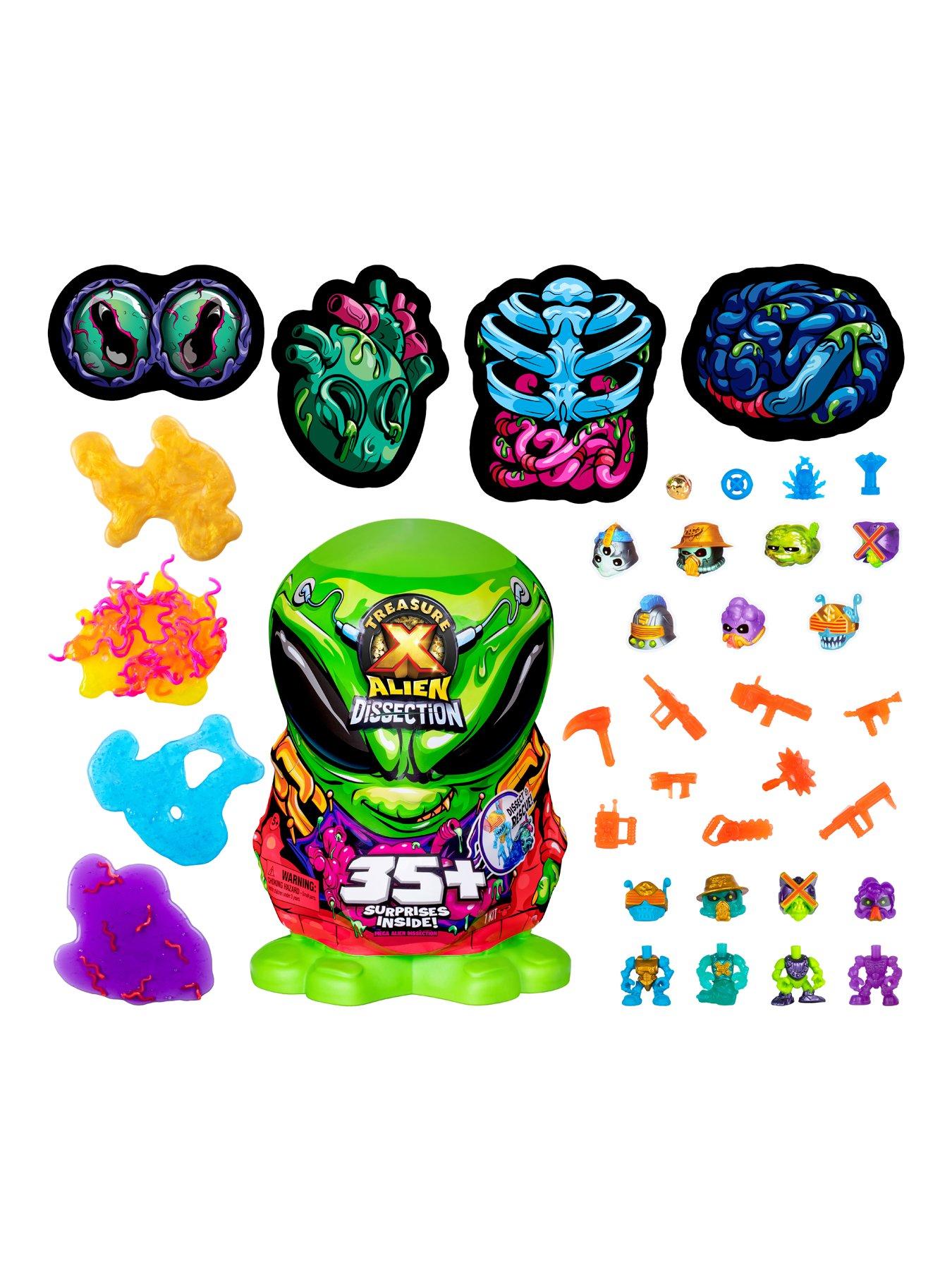  Treasure X Aliens - Dissection Kit with Slime, Action Figure,  and Treasure : Toys & Games