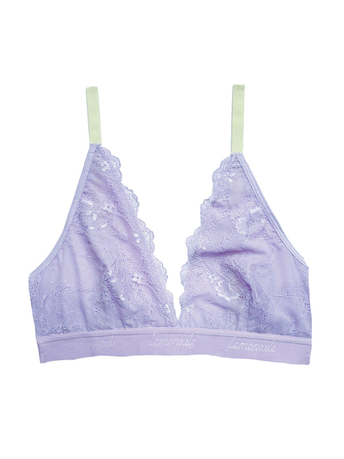 Lilac lace bralette online