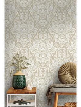 Product photograph of Holden Decor Harlen Wallpaper Ndash Beige from very.co.uk