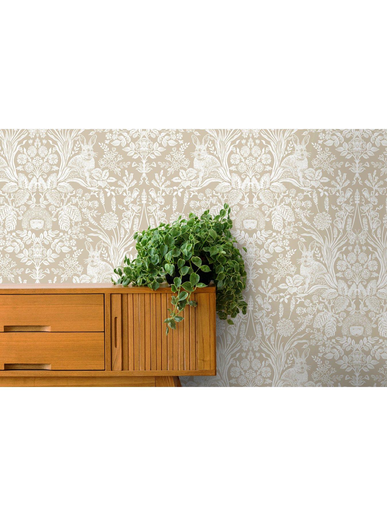 Image 4 of 6 of Holden Decor Harlen Wallpaper &ndash; Beige