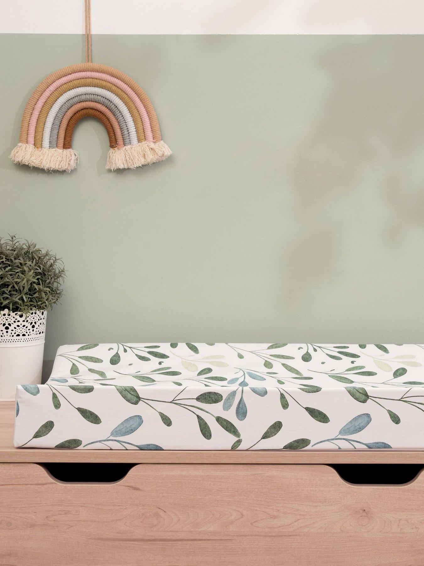 Clair De Lune Anti-Roll Wedge Olive Changing Mat