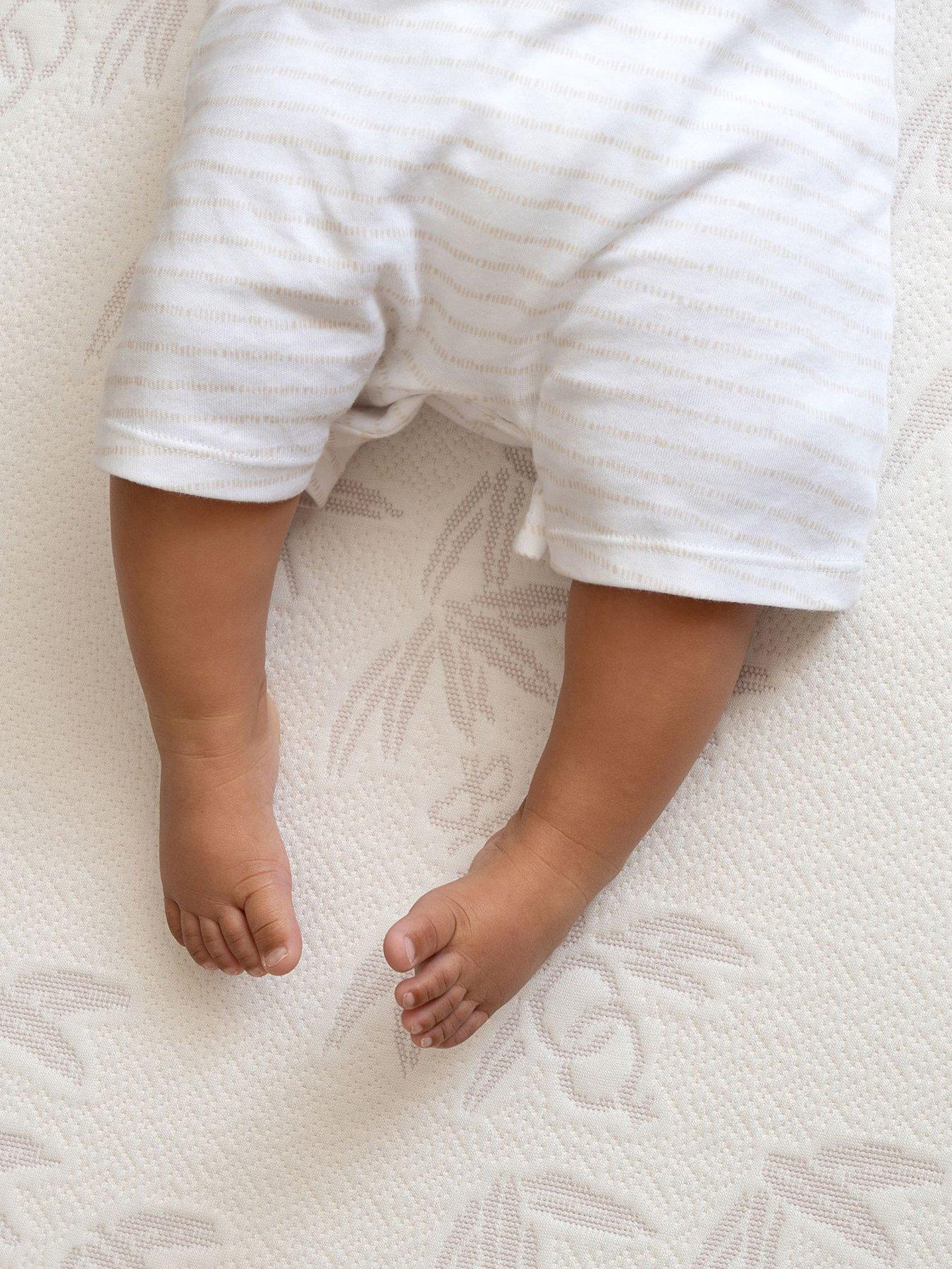Product photograph of Clair De Lune Natural Bamboo Folding Crib Mattress 76 X 36 Cm from very.co.uk