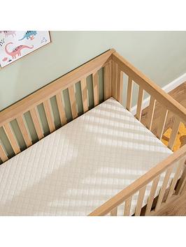 Product photograph of Clair De Lune Essentials Fibre Cot Bed Mattress from very.co.uk