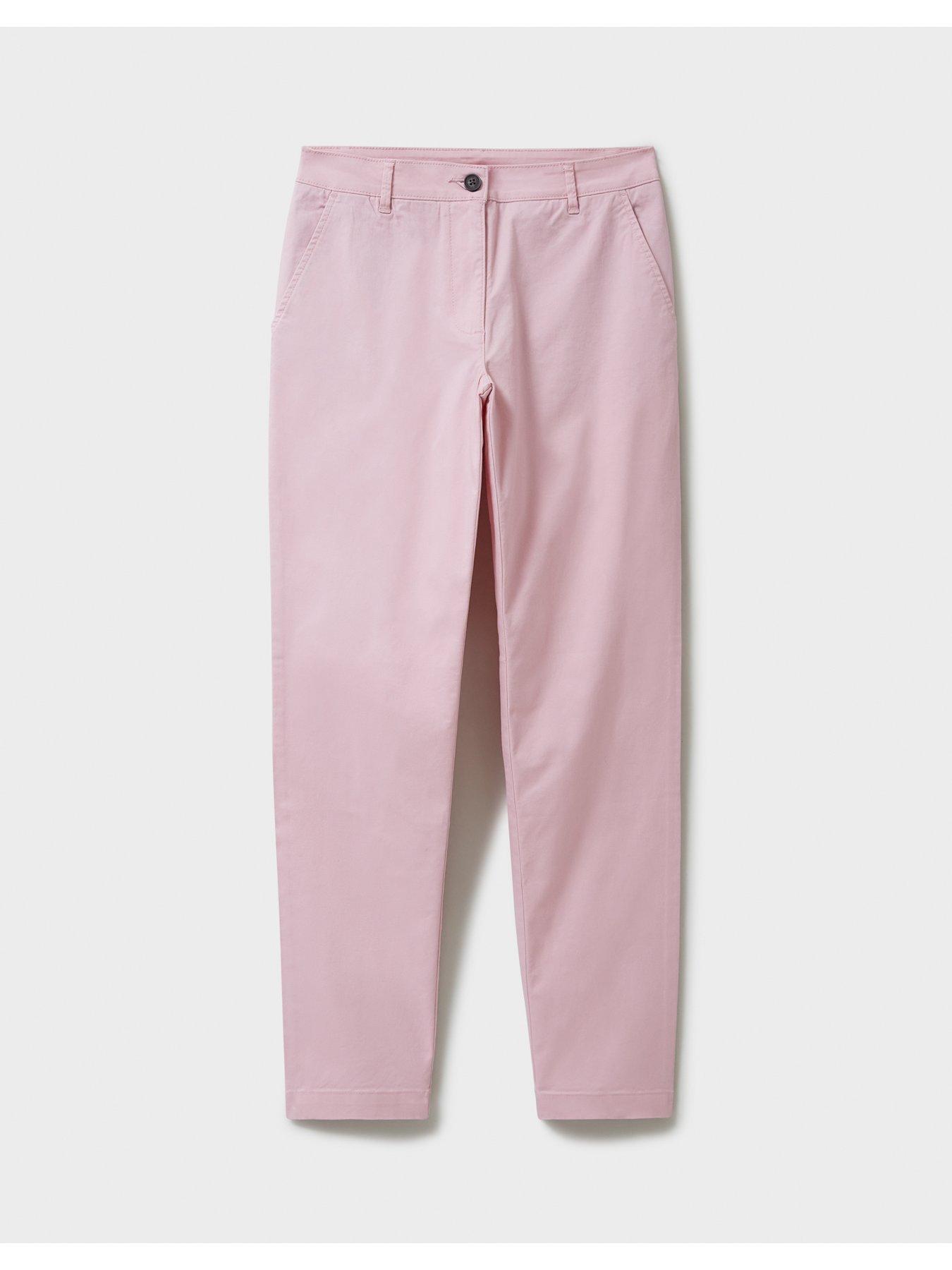 Crew Clothing Chino Trousers - Pink | Very.co.uk