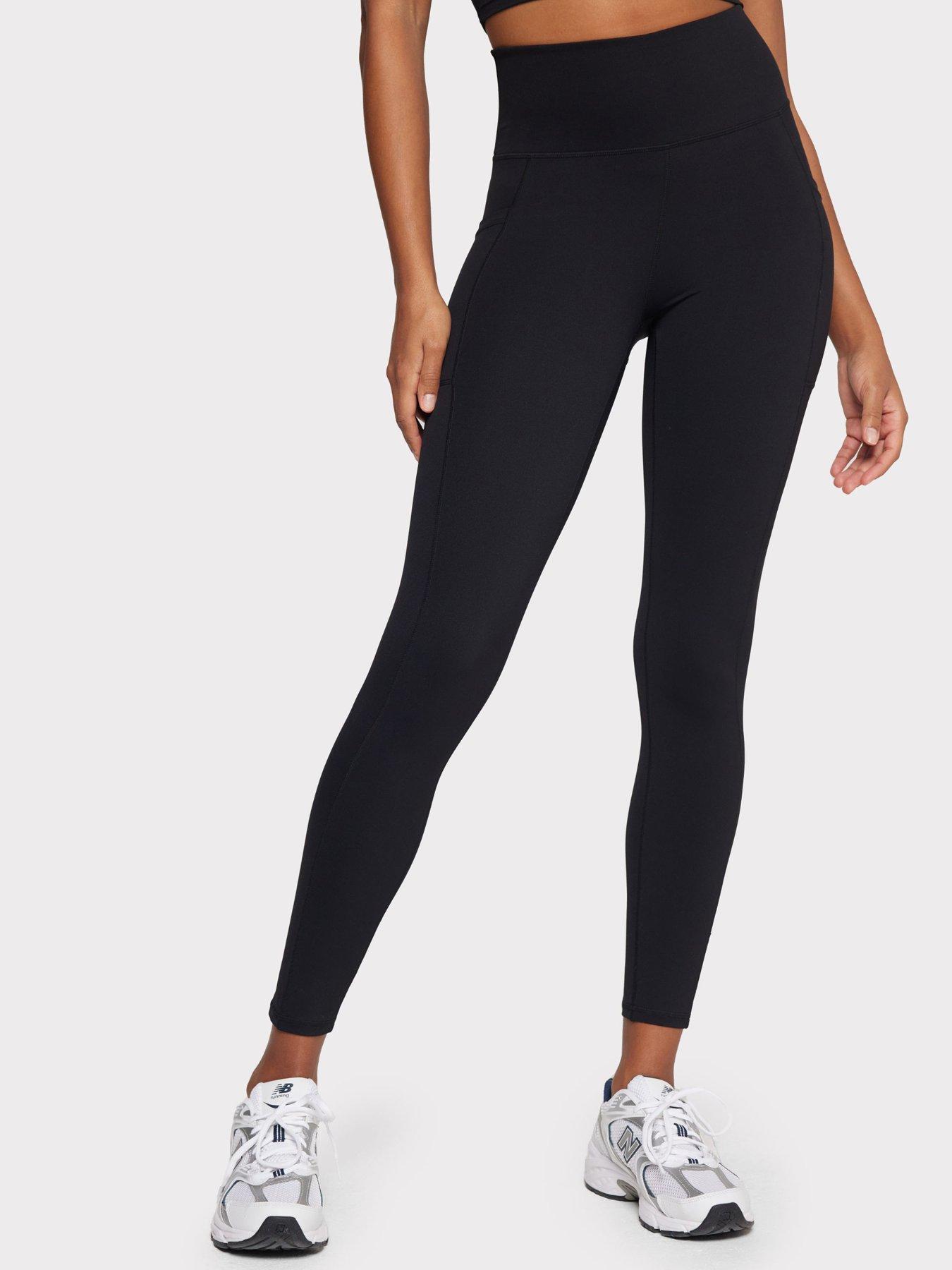 undefined High Waist Leggings - Black
