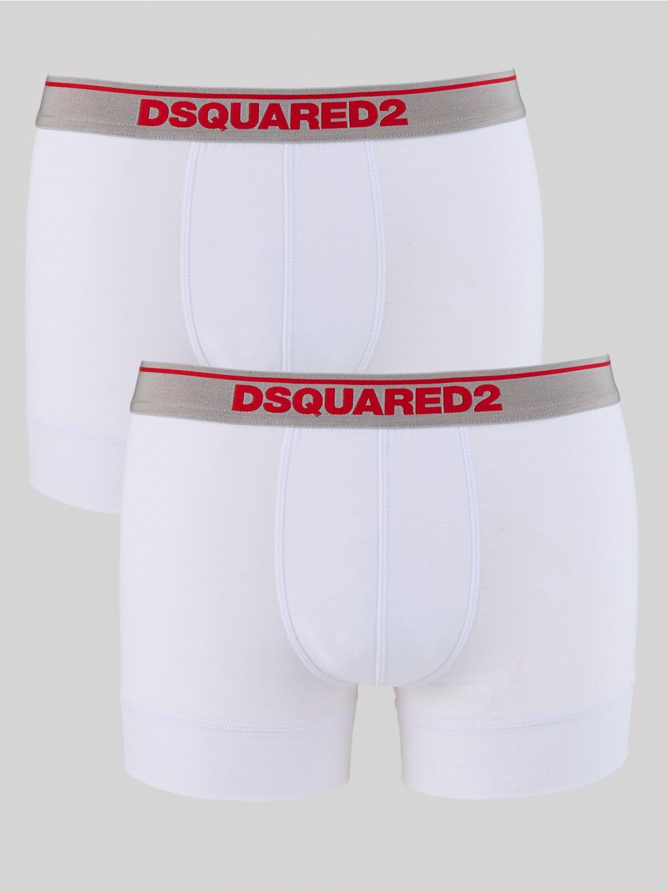 undefined Underwear 2 Pack Modal Trunks - White