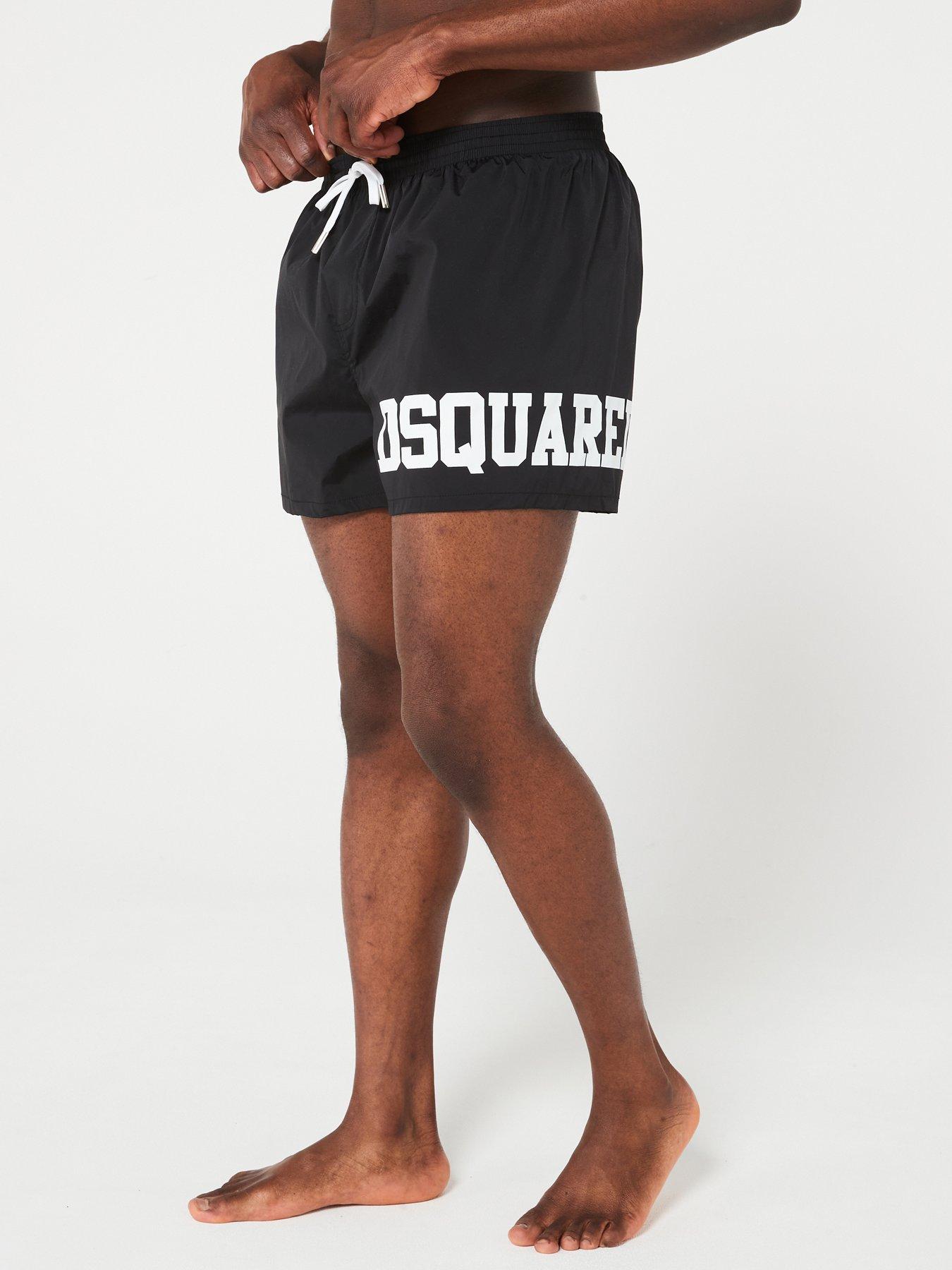 Dsquared2 Underwear Logo Swim Shorts - Black, Black, Size S, Men
