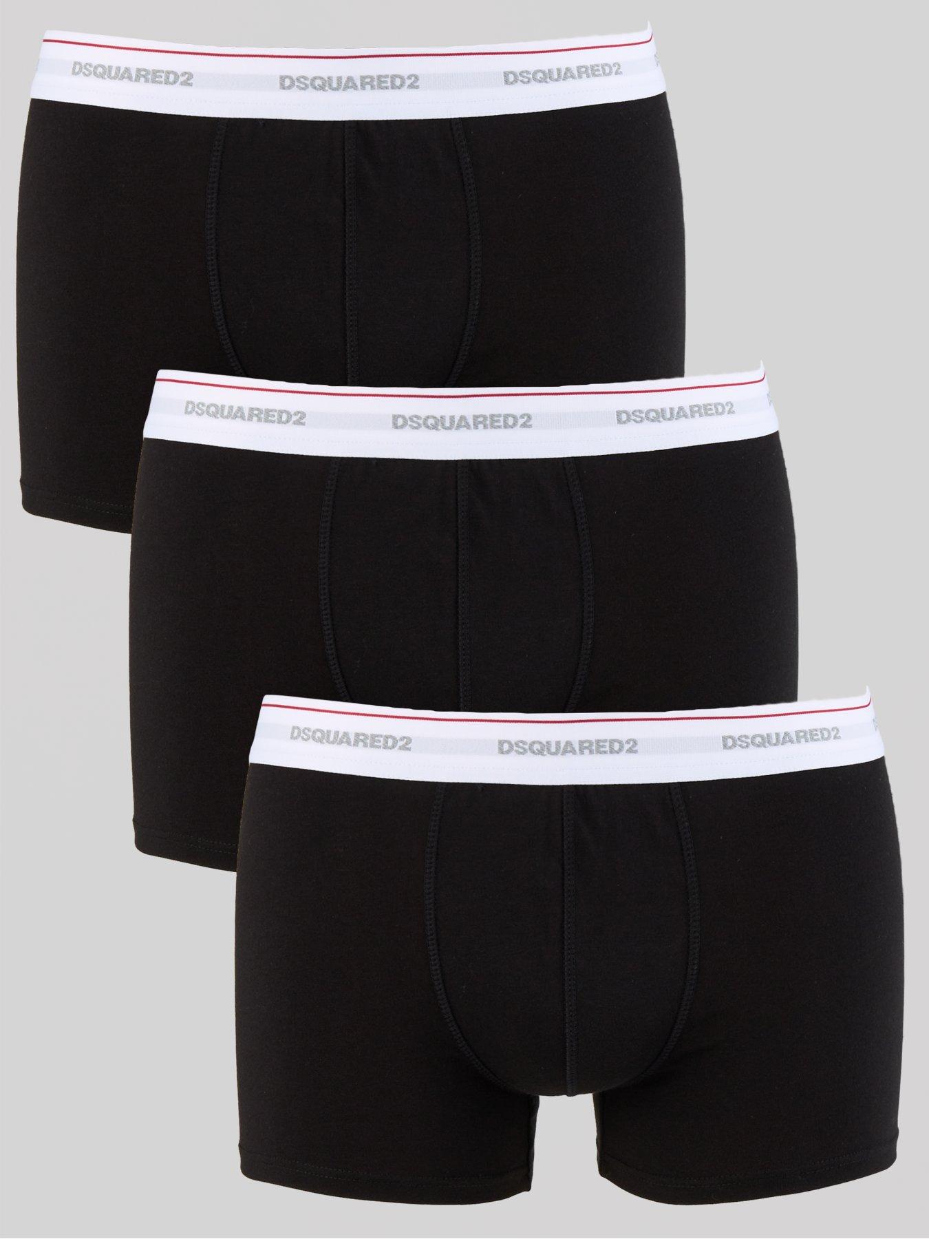 Dsquared2 Underwear 3 Pack Briefs - Black