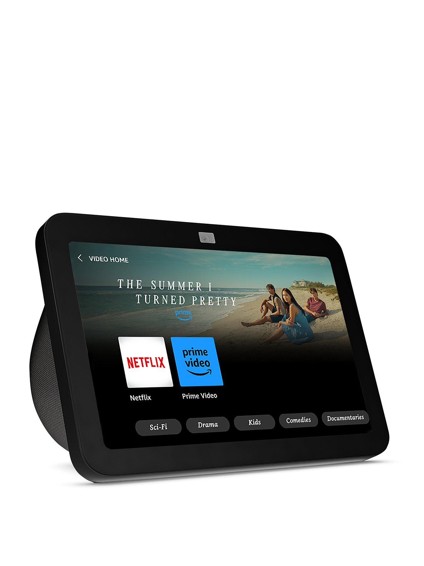  Echo Show 8 3rd Gen, 2023 release With Spatial Audio, Smart  Home Hub, and Alexa - Glacier Black in the Smart Speakers & Displays  department at