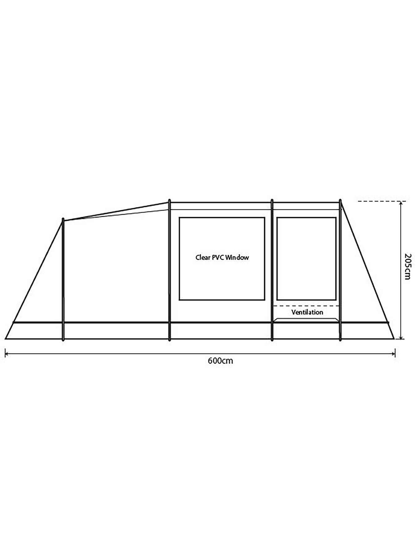 Image 7 of 7 of OUTDOOR REVOLUTION Camp Star 500XL DT Poled 5-Berth Tent&nbsp;Bundle