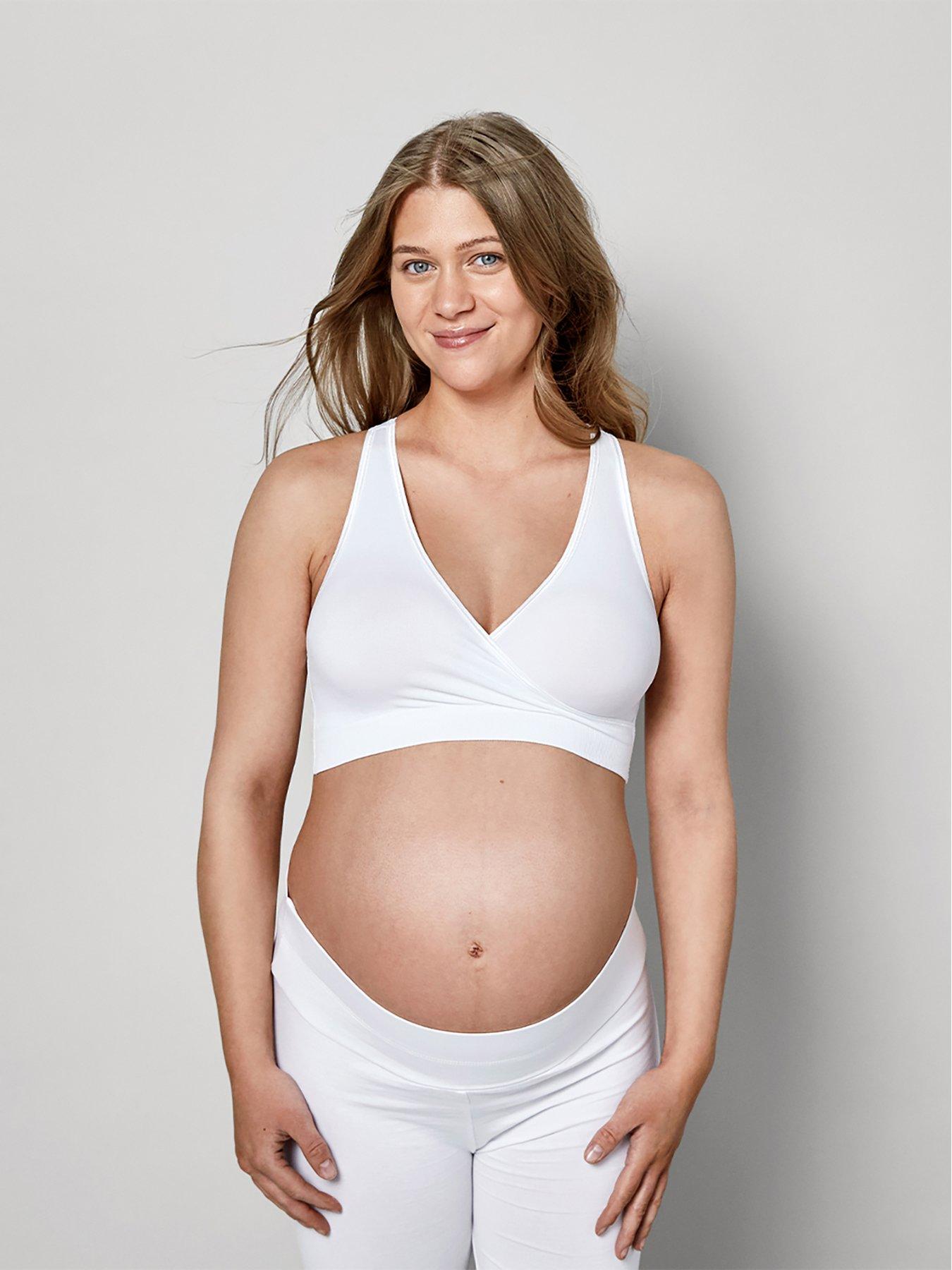 Wave Fashion Women's Maternity Button Front Nursing Bra Comfy