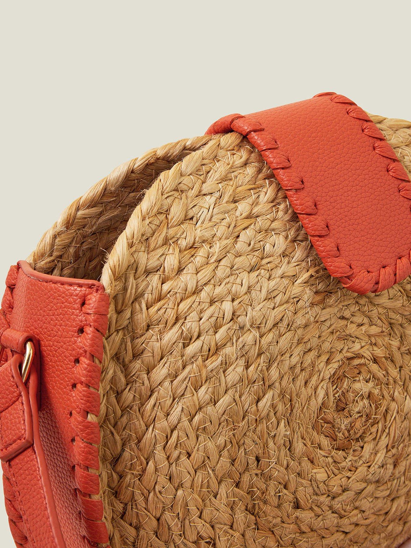 Image 4 of 4 of Accessorize Circle Jute Cross Body