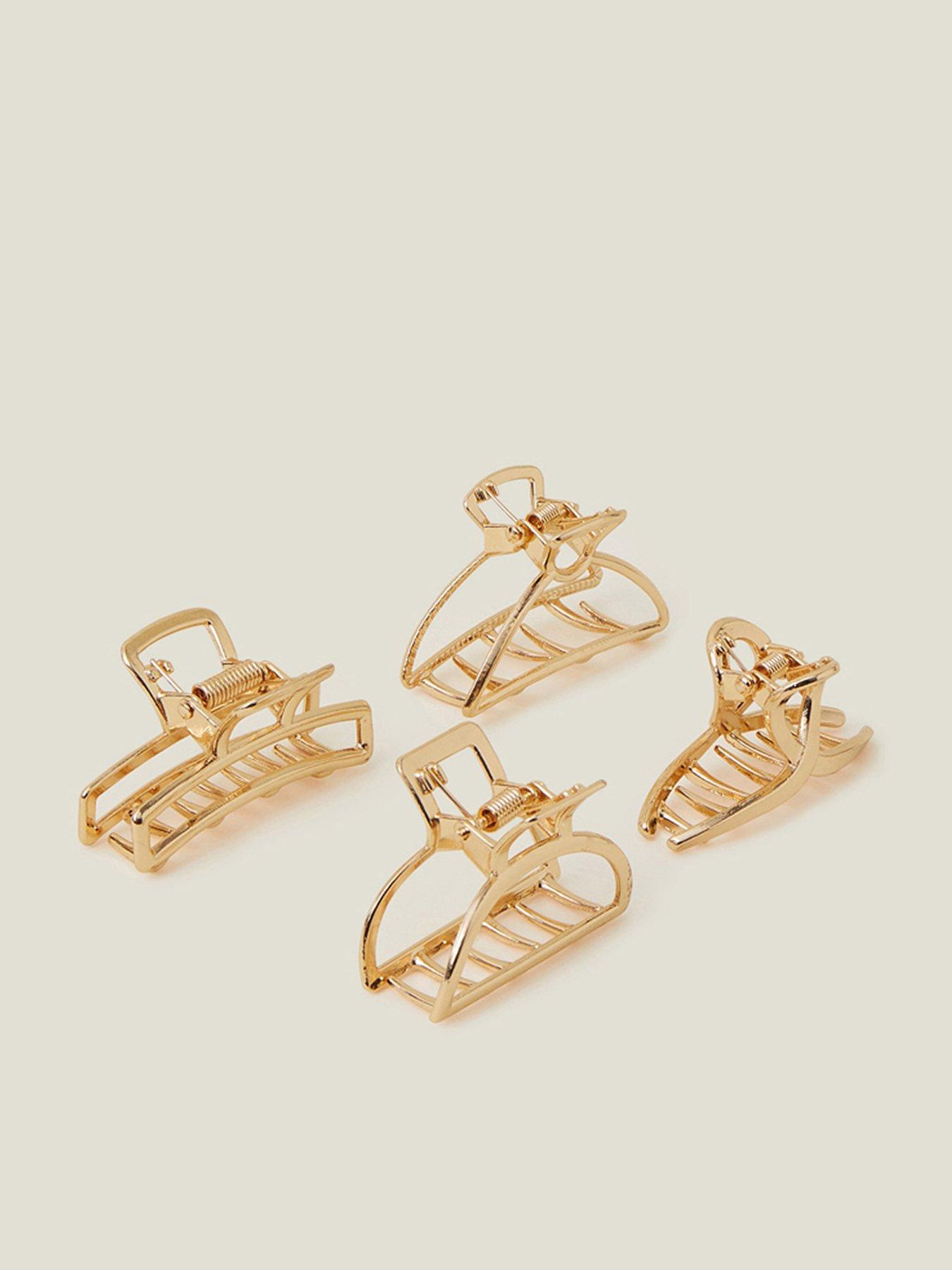 Accessorize 4-pack Small Metal Claw Clips