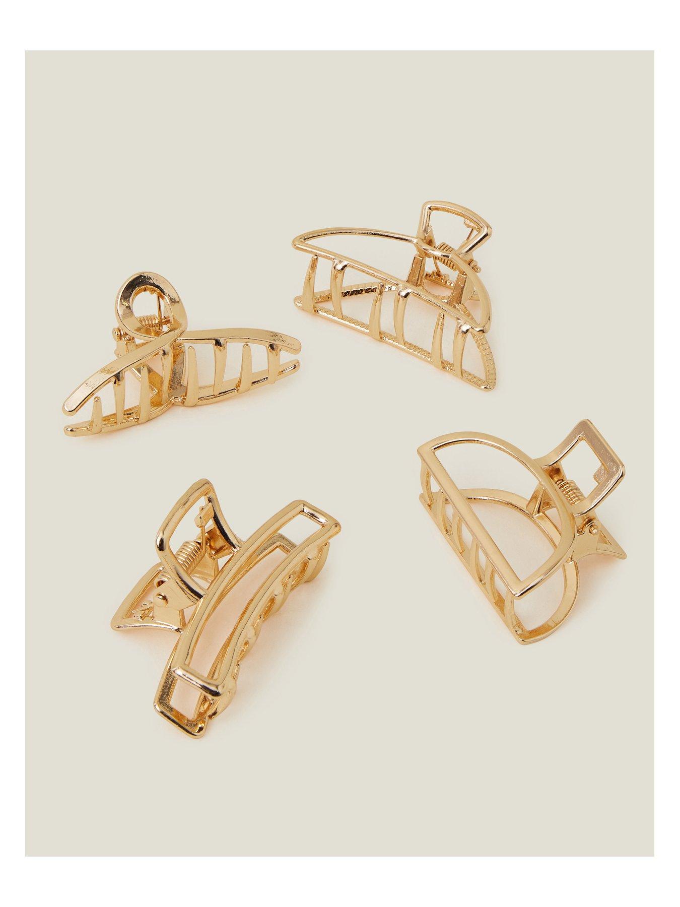 Image 3 of 3 of Accessorize 4-pack Small Metal Claw Clips