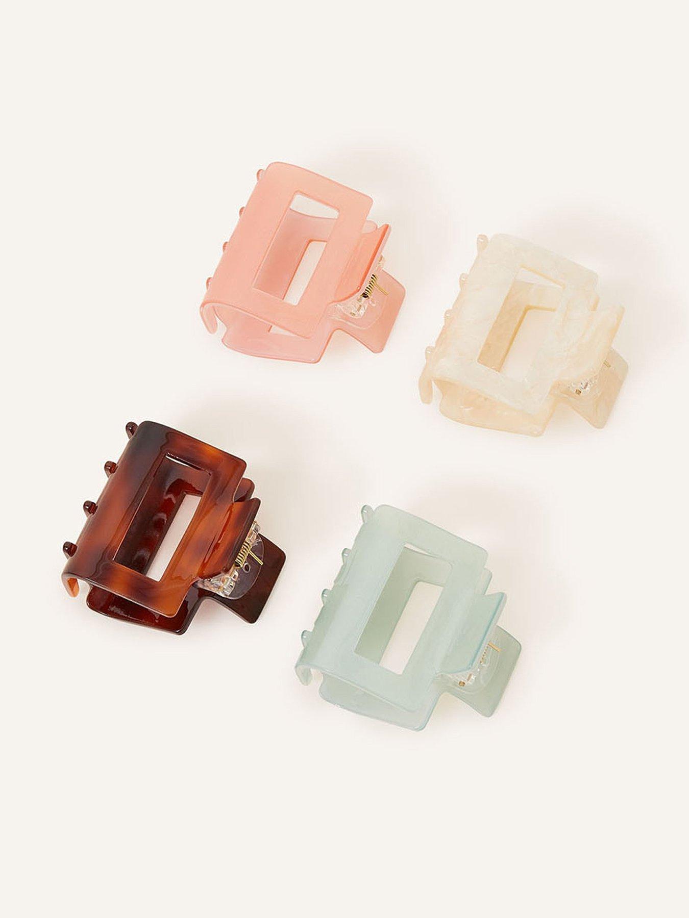 Image 1 of 2 of Accessorize 4x Rectangle Claw Clips