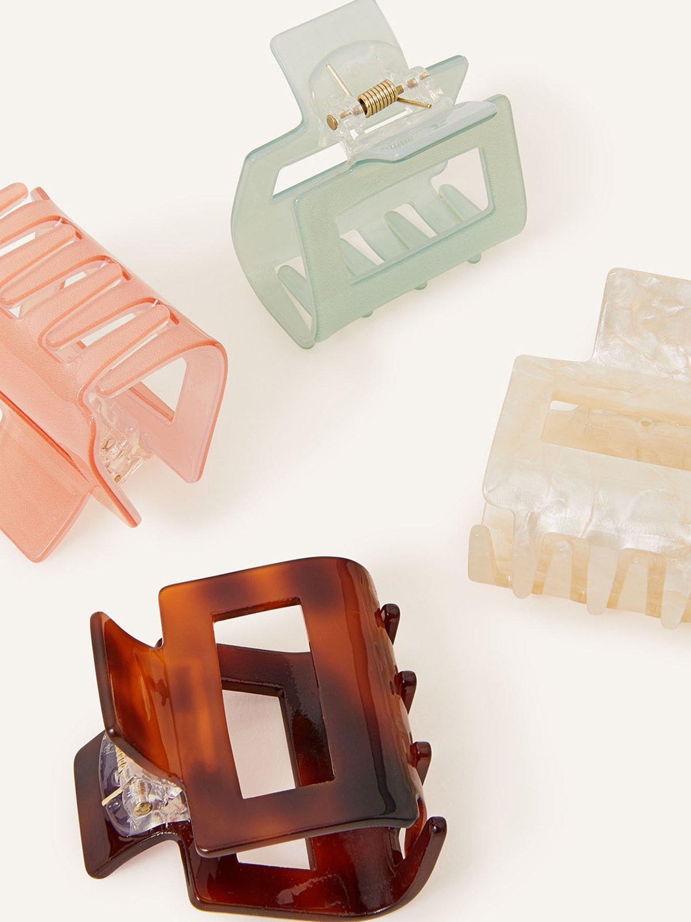 Image 2 of 2 of Accessorize 4x Rectangle Claw Clips