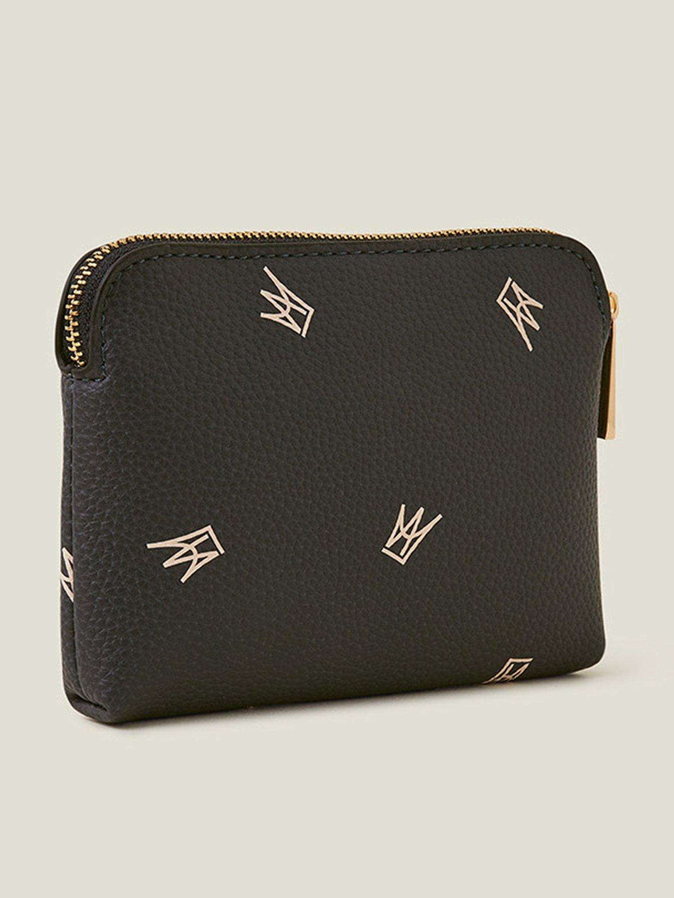 Image 2 of 3 of Accessorize Crown Print Coin Purse