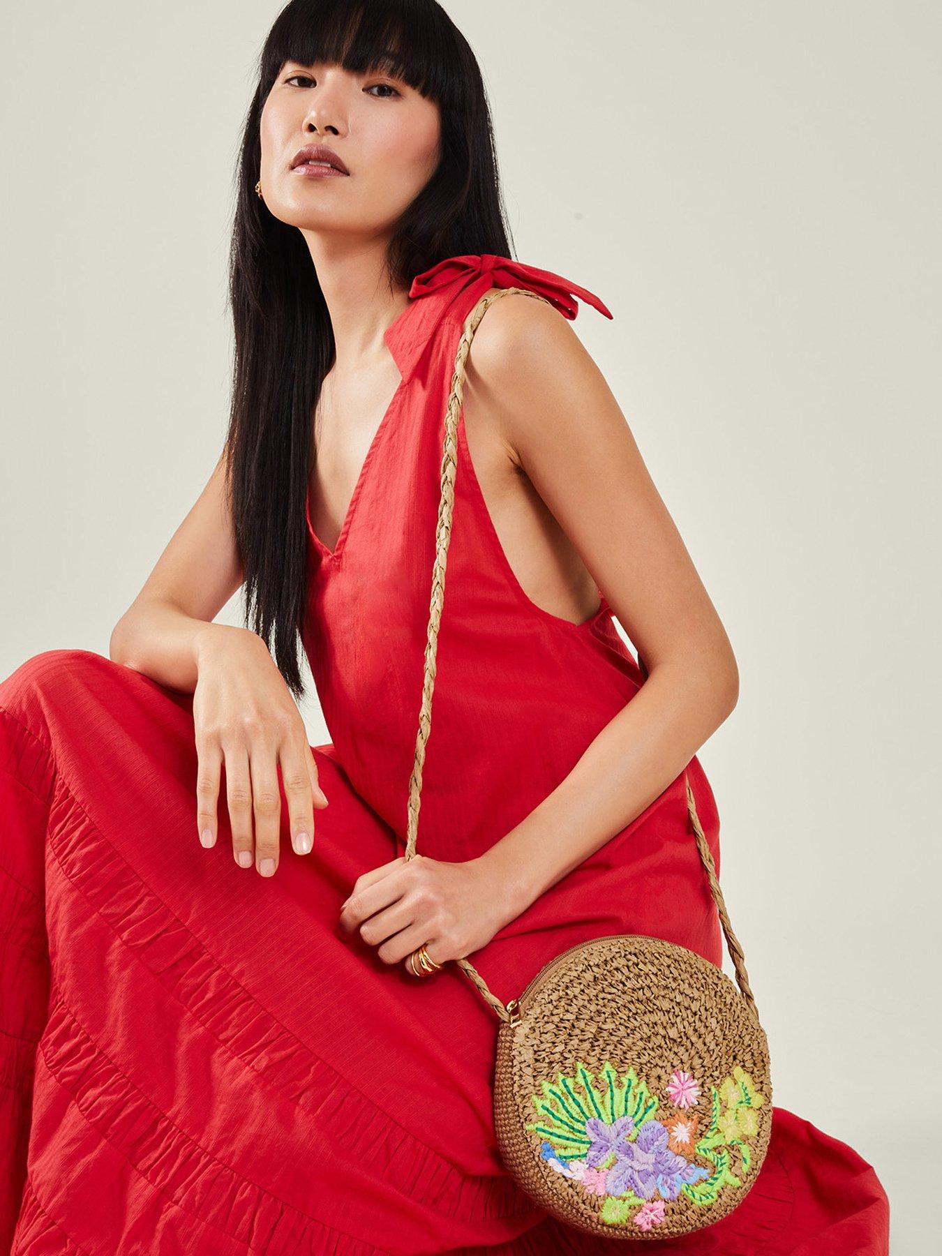 Image 2 of 4 of Accessorize Floral Circle Cross Body