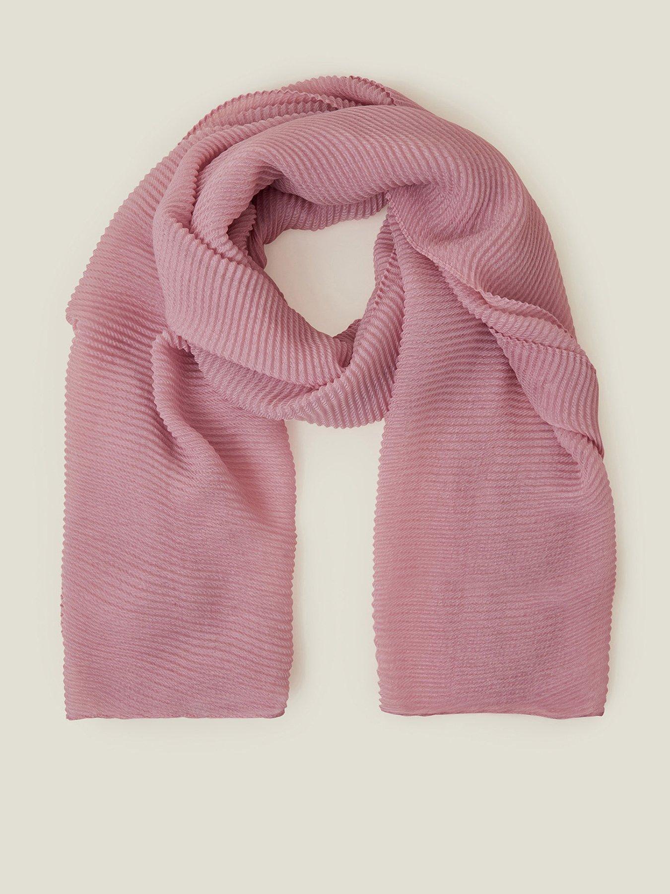 Image 1 of 3 of Accessorize Lightweight Pleated Scarf