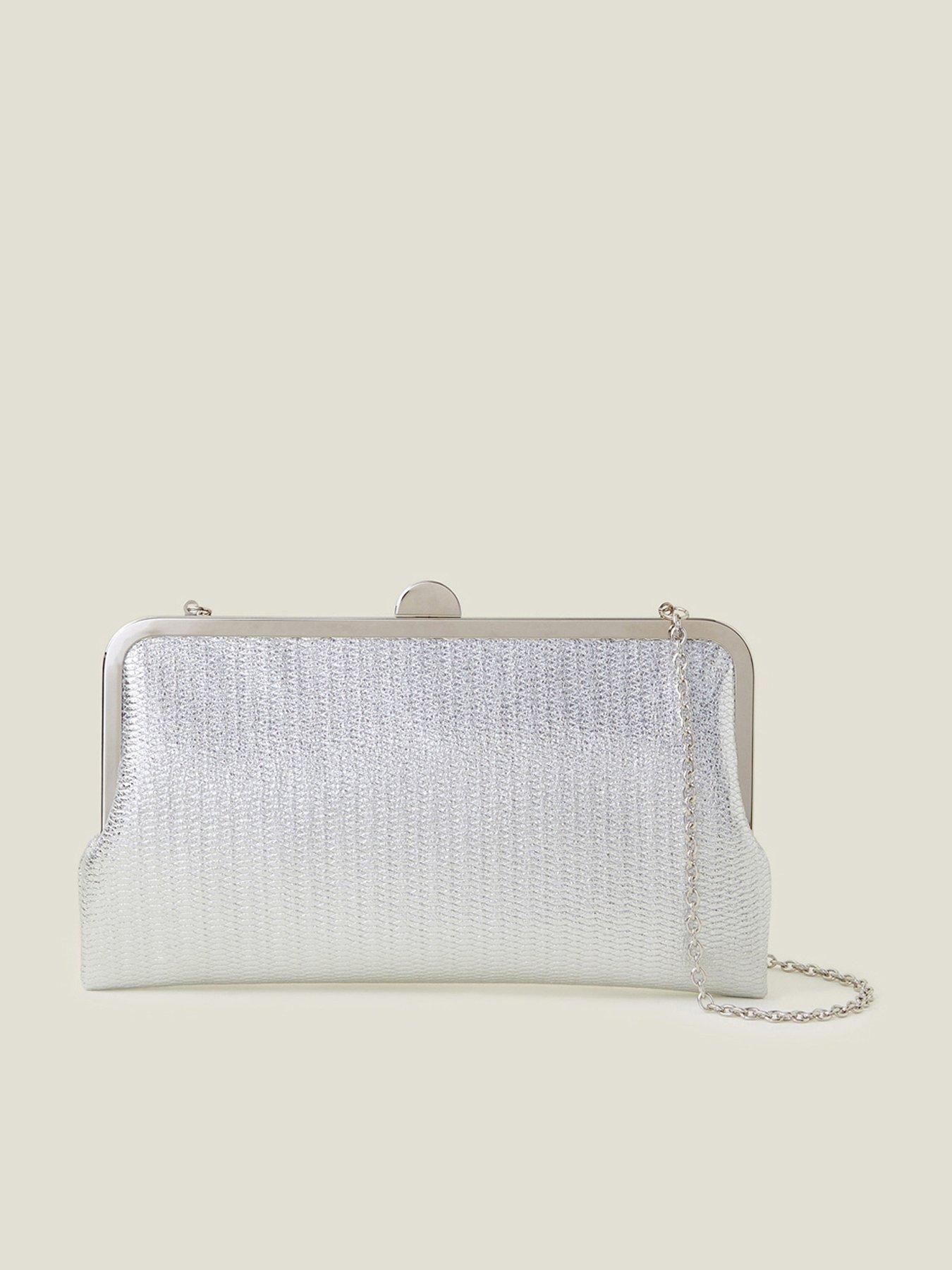 Image 1 of 4 of Accessorize Metallic Clutch Bag