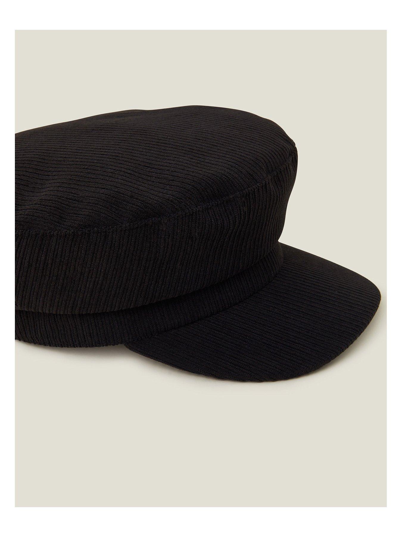 Image 4 of 4 of Accessorize Cord Baker Boy Hat