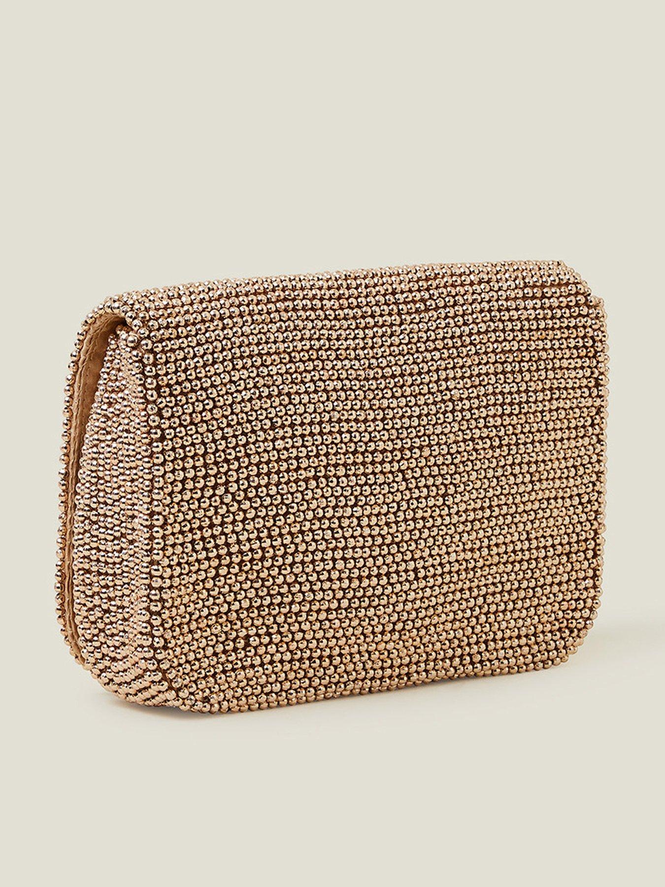 Image 3 of 4 of Accessorize Foldover Beaded Clutch