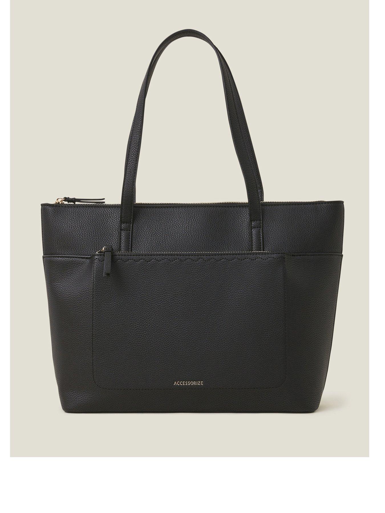 Accessorize black best sale tote bag