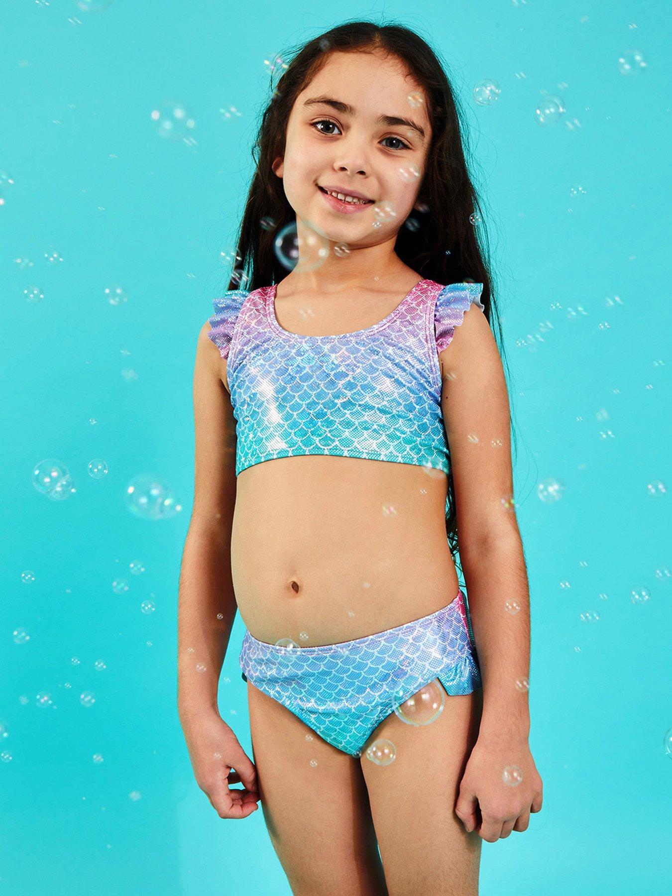 Accessorize Girls Mermaid Bikini Pastel Multi Very