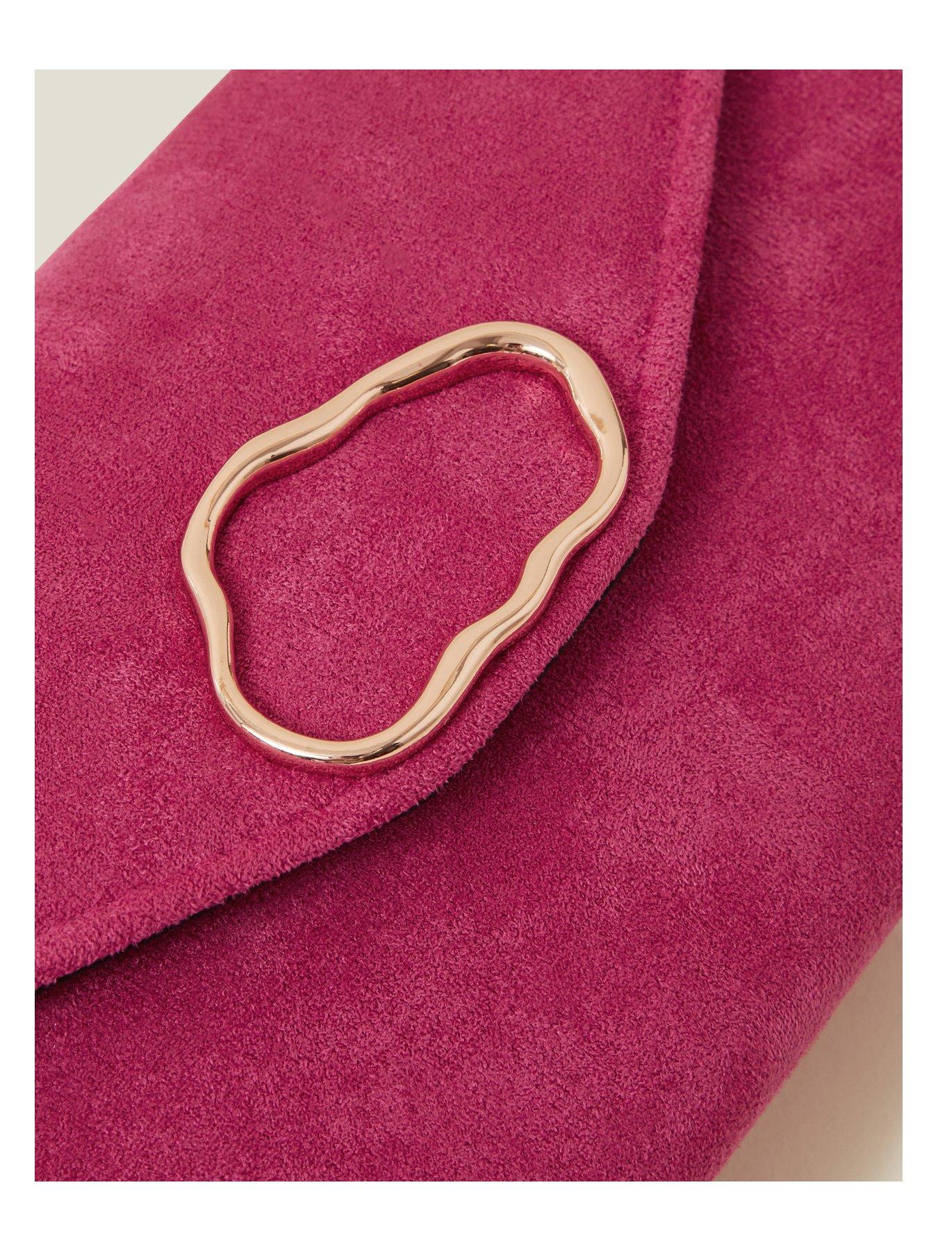 Image 4 of 4 of Accessorize Suedette Box Clutch