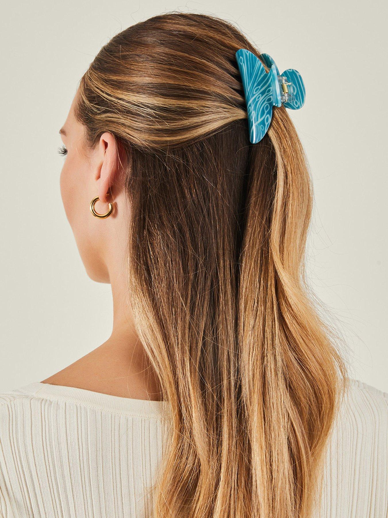 Image 2 of 3 of Accessorize Printed Claw Clip